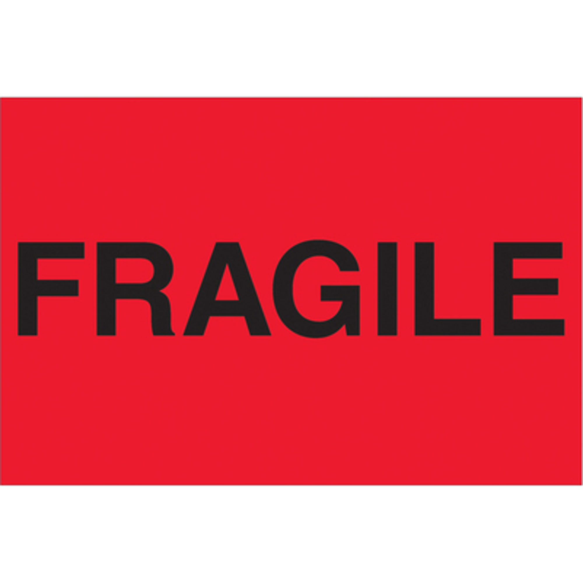 2 x 3in. - "Frag (Fluo Red) Label 500/CS, Model# DL1055